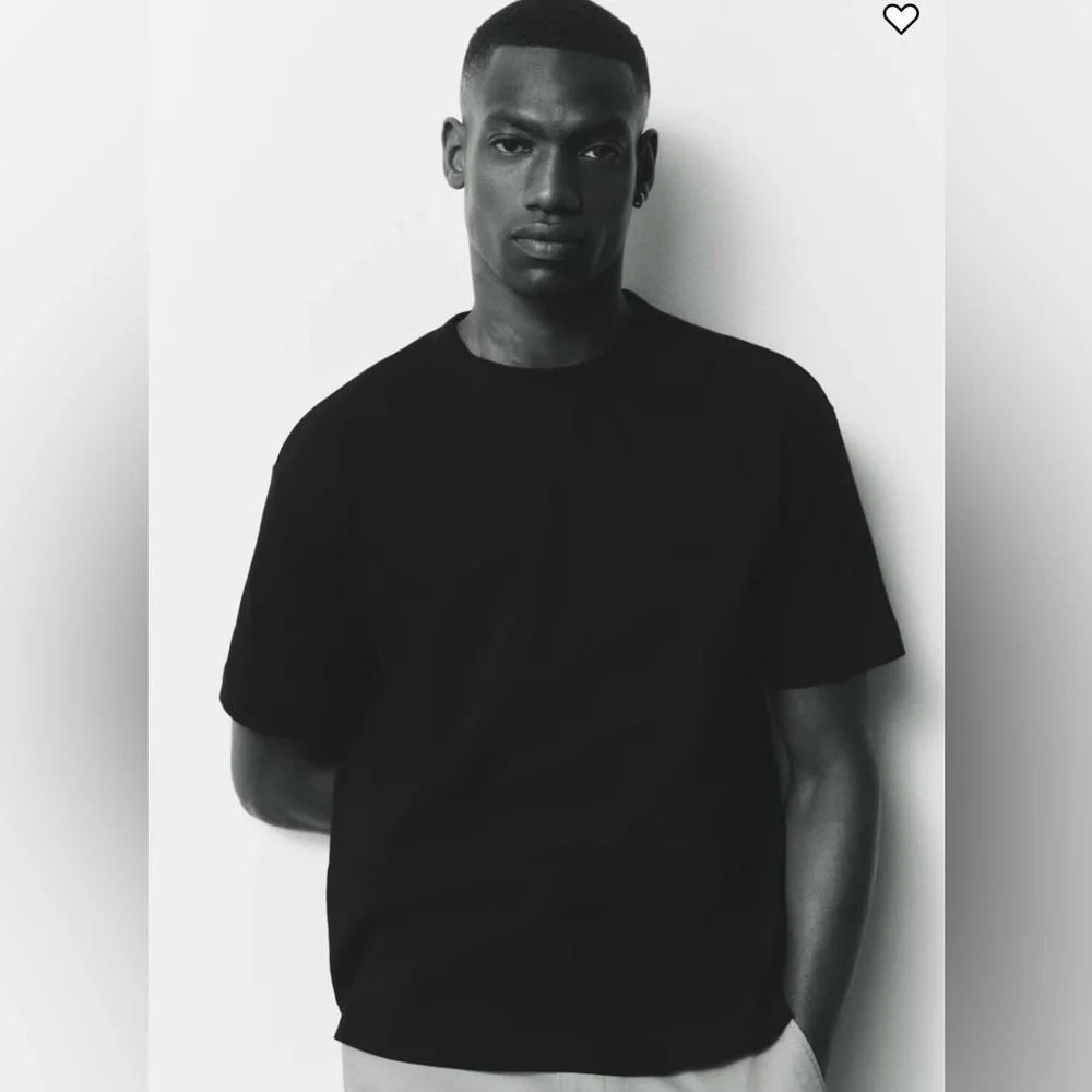 H&M Men's Black Short Sleeve Tee